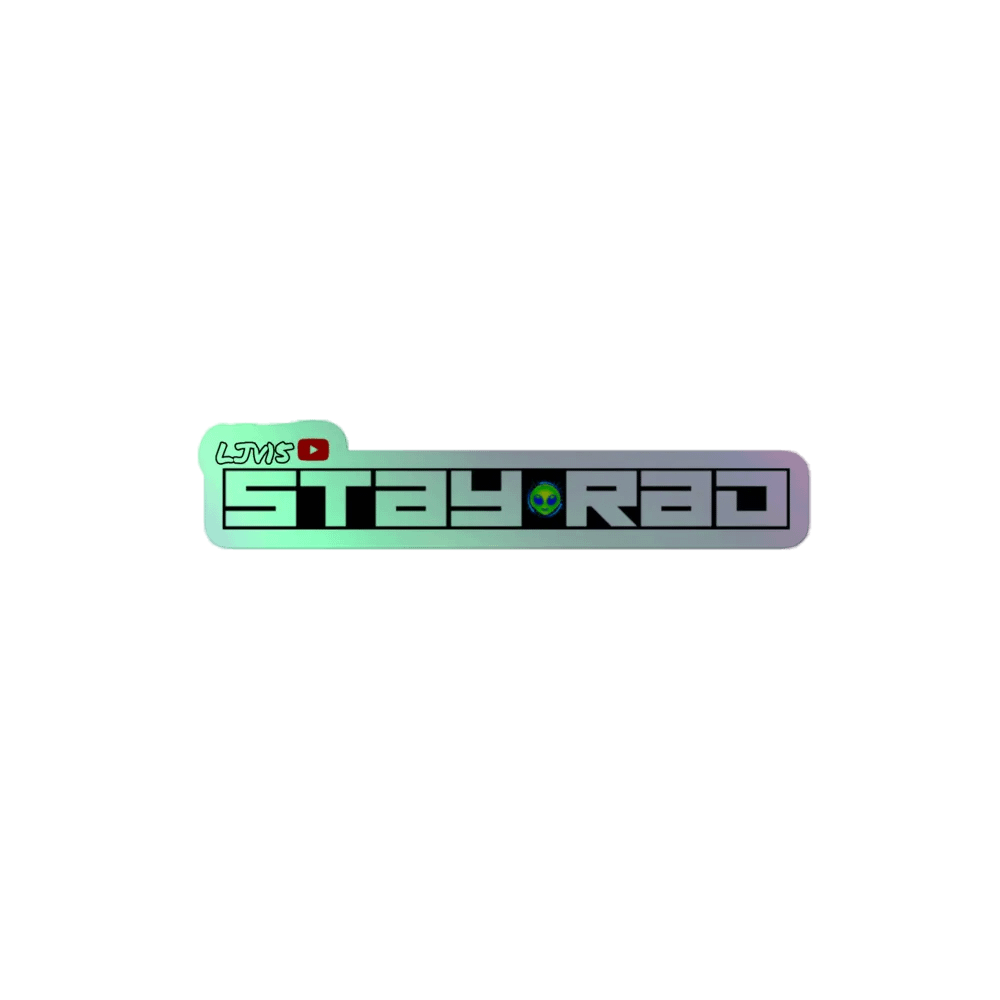 Stay Rad Holographic Sticker product image (1)