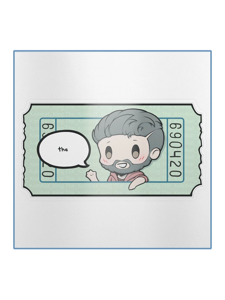 The Ticket - Sticker product image (1)