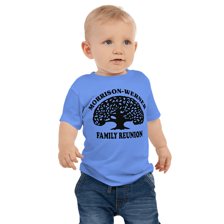 "Morrison-Werner Family Tree" Baby Jersey Tee (Light) product image (1)