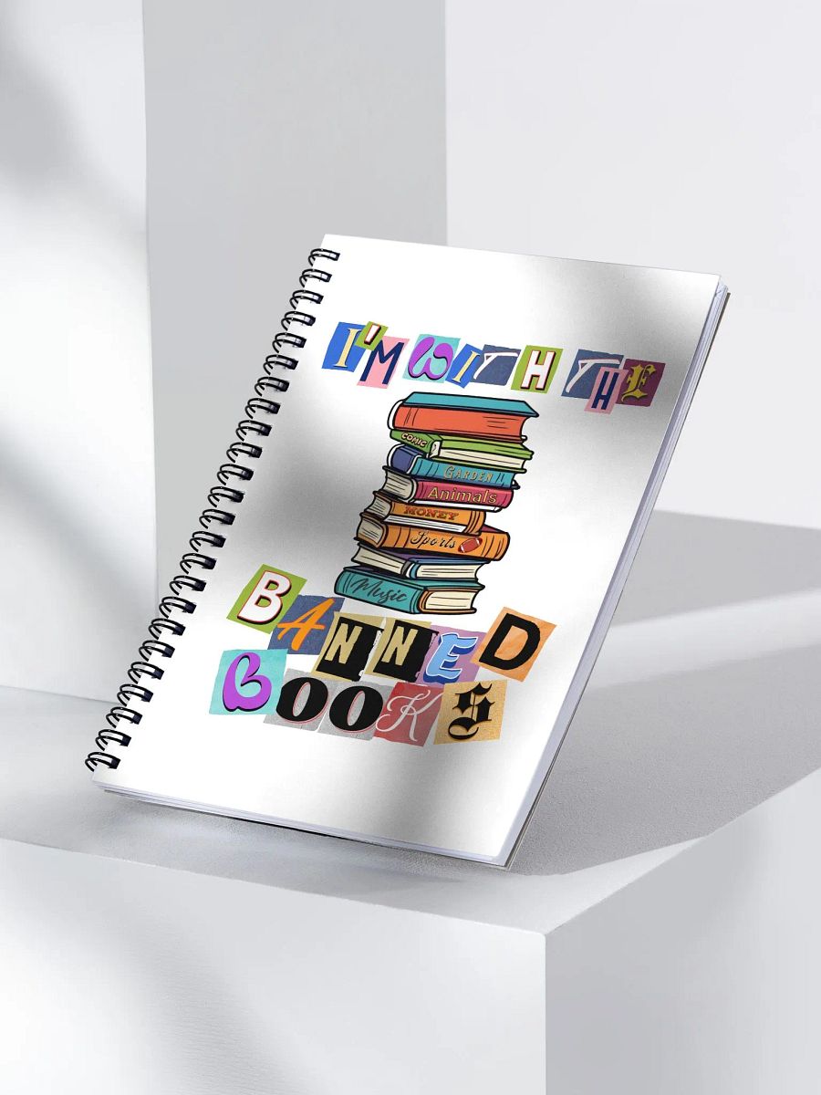 Im With The Banned Books Spiral Notebook product image (2)