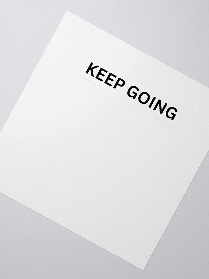 Keep Going Sticker product image (2)