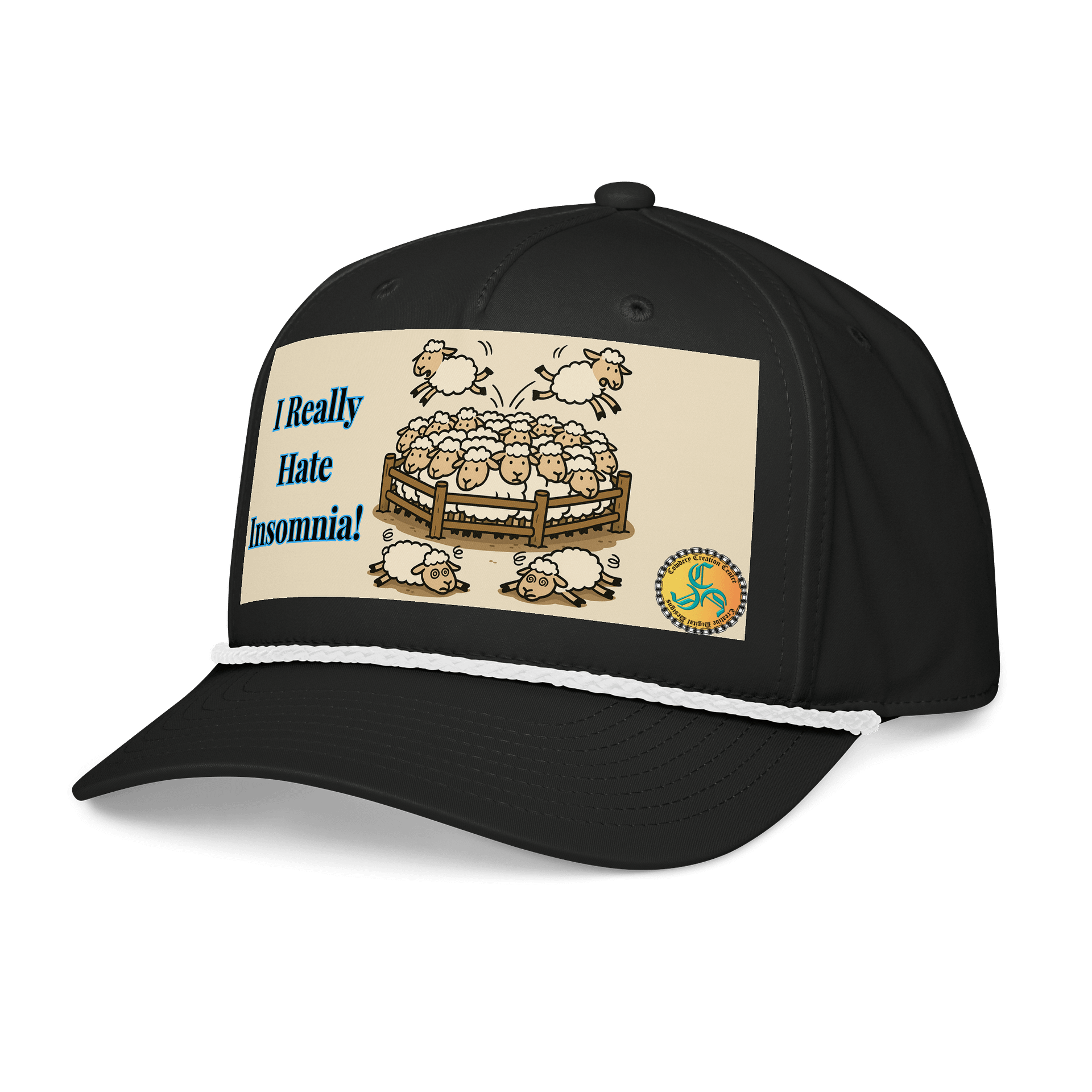 I Really Hate Insomnia (Both) Richardson Five-Panel Classic Rope Cap product image (5)