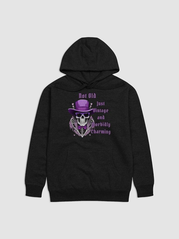 Vintage & Morbidly Charming Long Sleeve Hoodie product image (1)