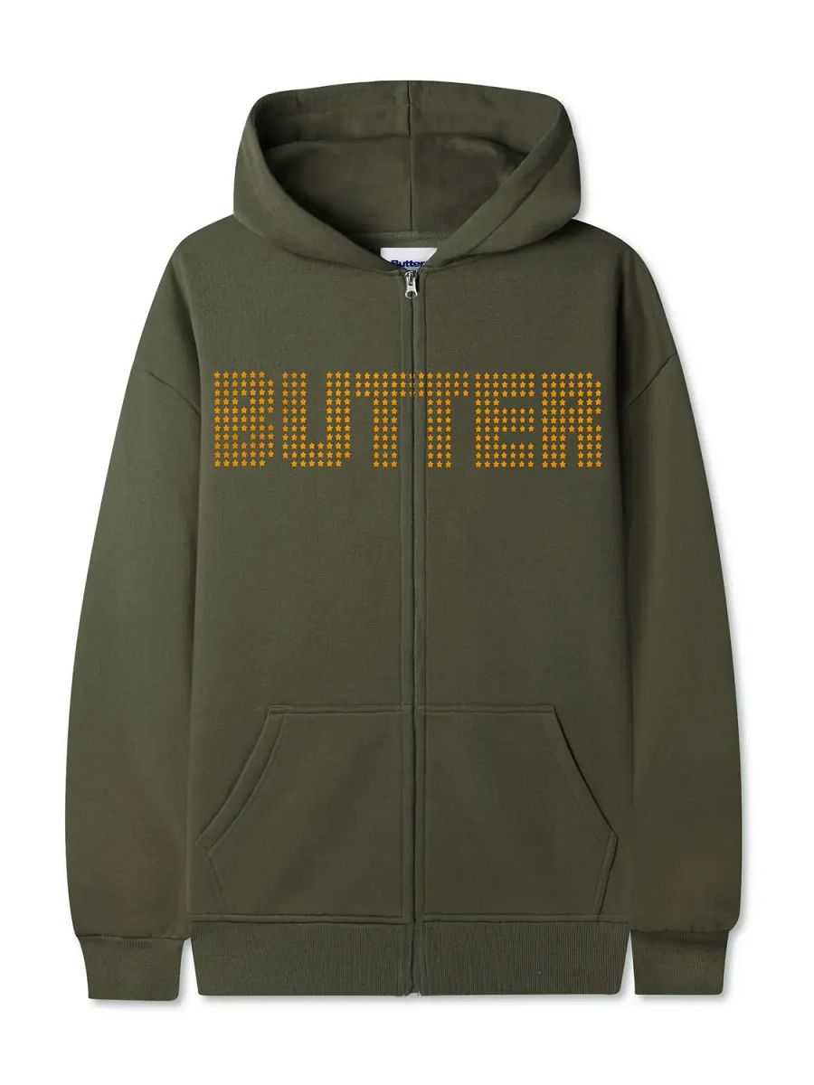 Stars Zip-Thru Hood, Army product image (1)