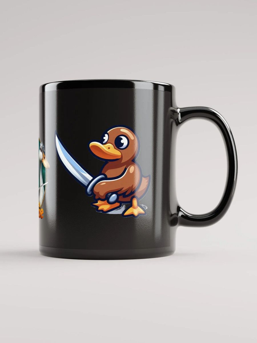 Duck Swordfight Glossy Mug product image (4)