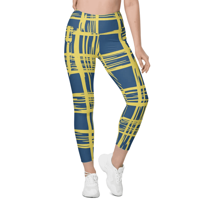 Leggings with Pockets – Seamless Geometric Pattern for Stylish Functionality product image (1)