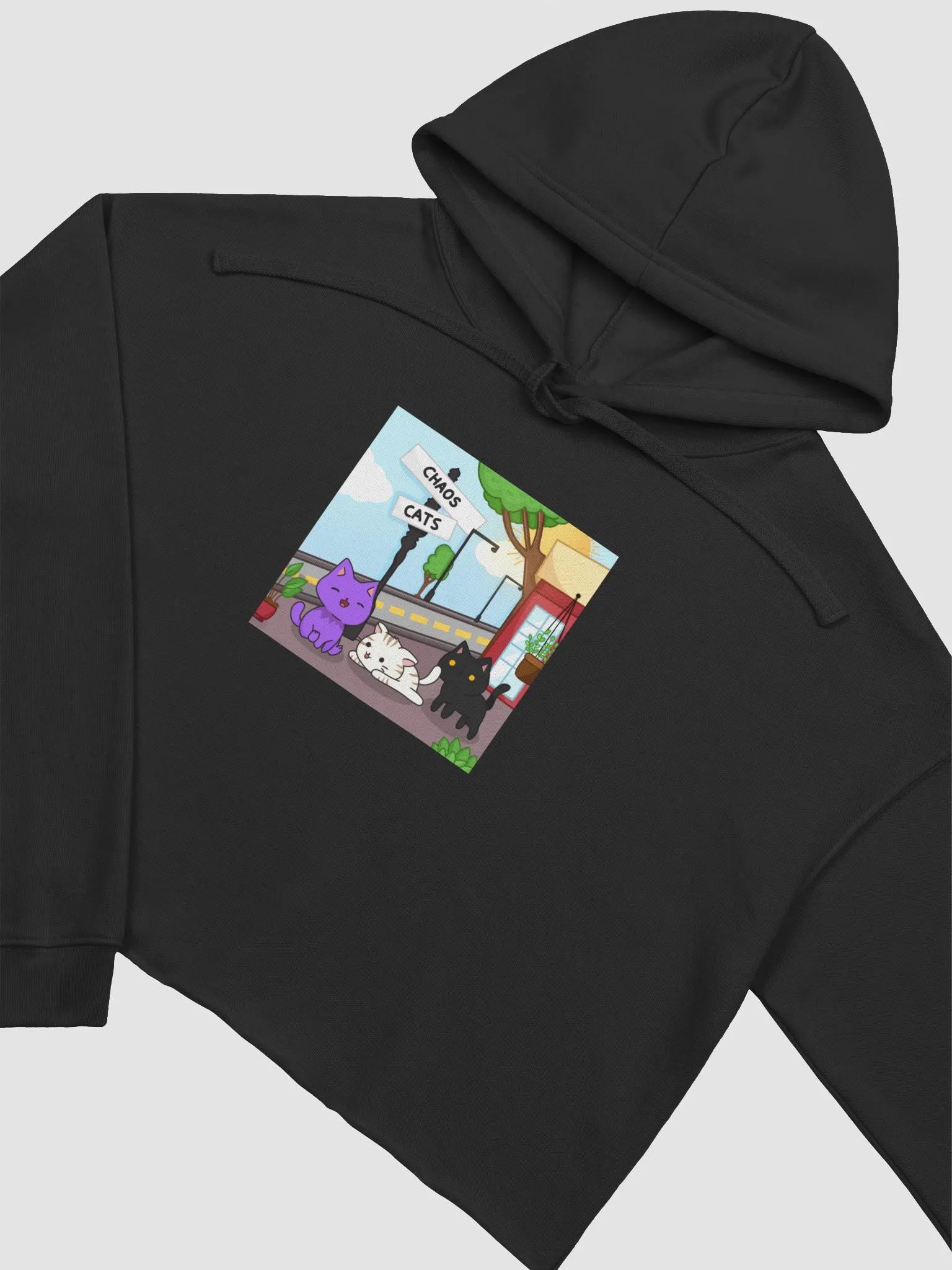 Kitty Corner Cropped Hoodie product image (9)