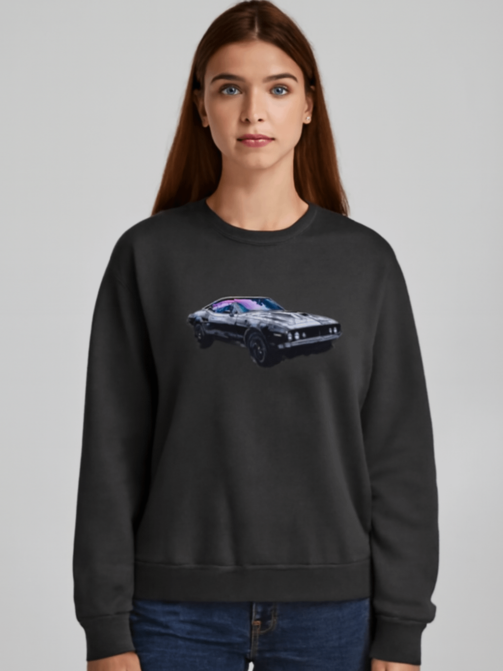 Vintage Muscle Car Graphic Sweatshirt product image (1)