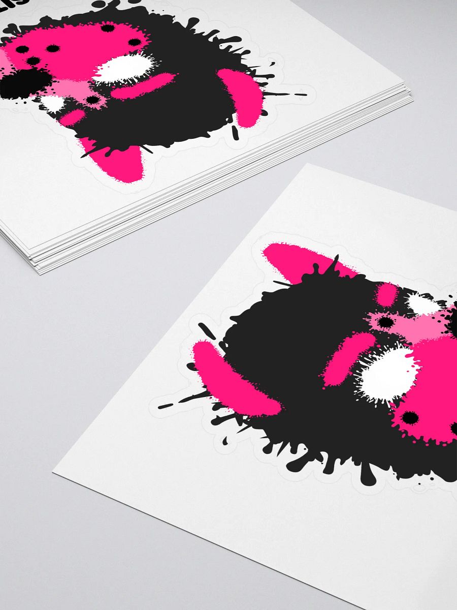 Pup Splatter Sticker - Pink product image (4)