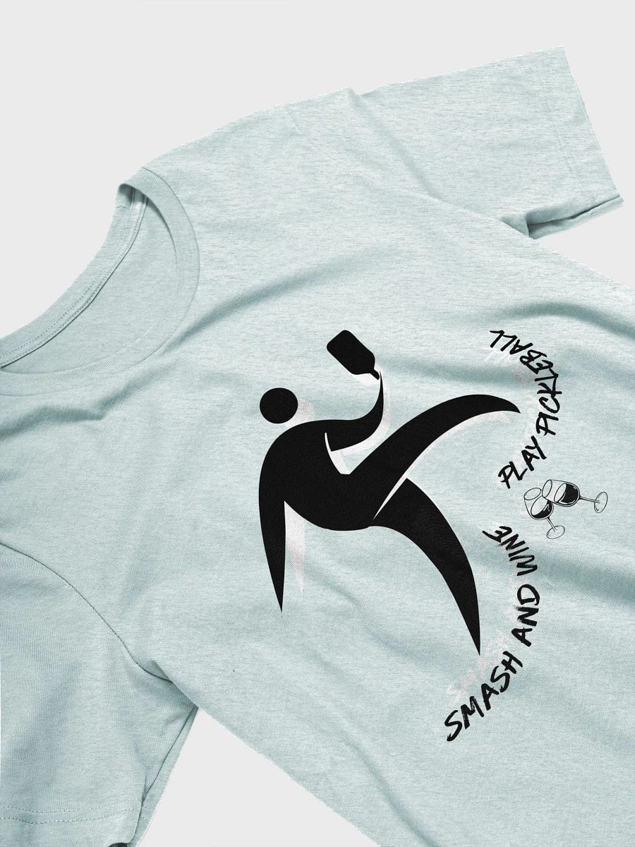 Smash and Wine Pickleball Ultrasoft T-Shirt product image (3)