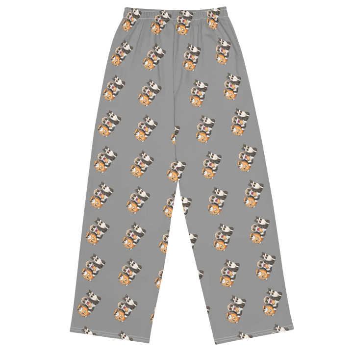 Pierogi Kitties PJs/comfy All-Over Print Unisex Wide-Leg Pants product image (2)