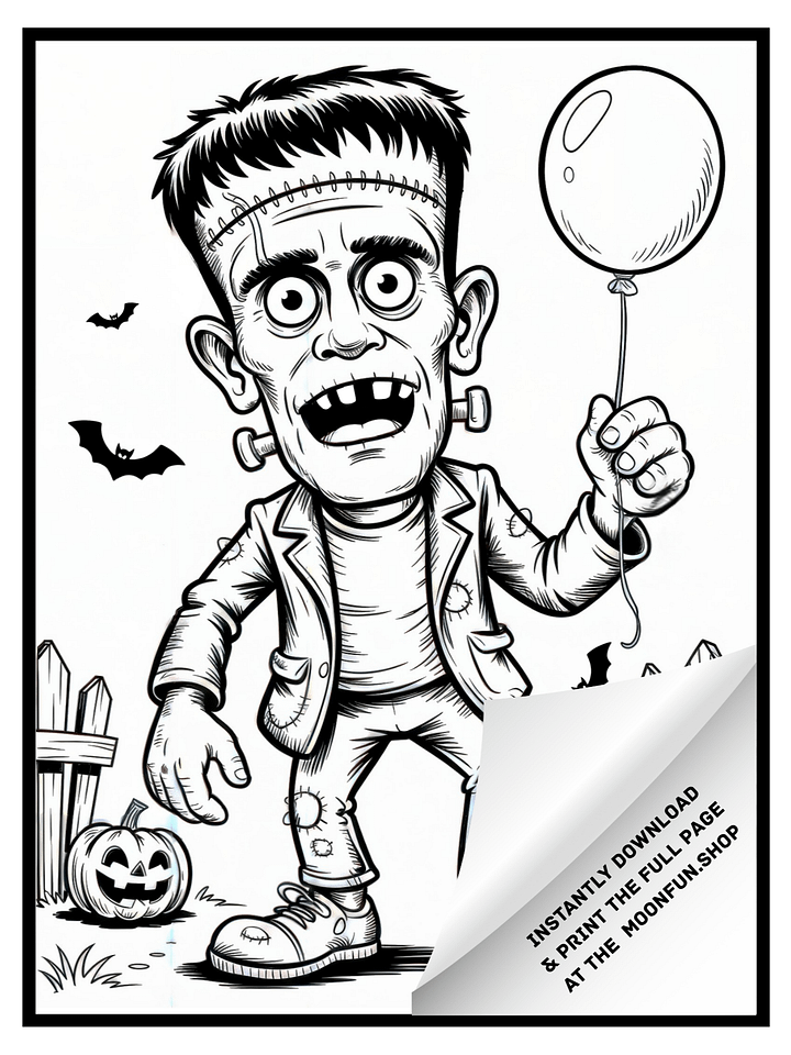 🧹 125 Wickedly Fun Halloween Coloring Pages for Teens product image (2)