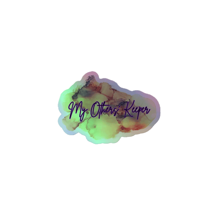 My Others' Keeper Holographic Sticker Boho Purple product image (1)