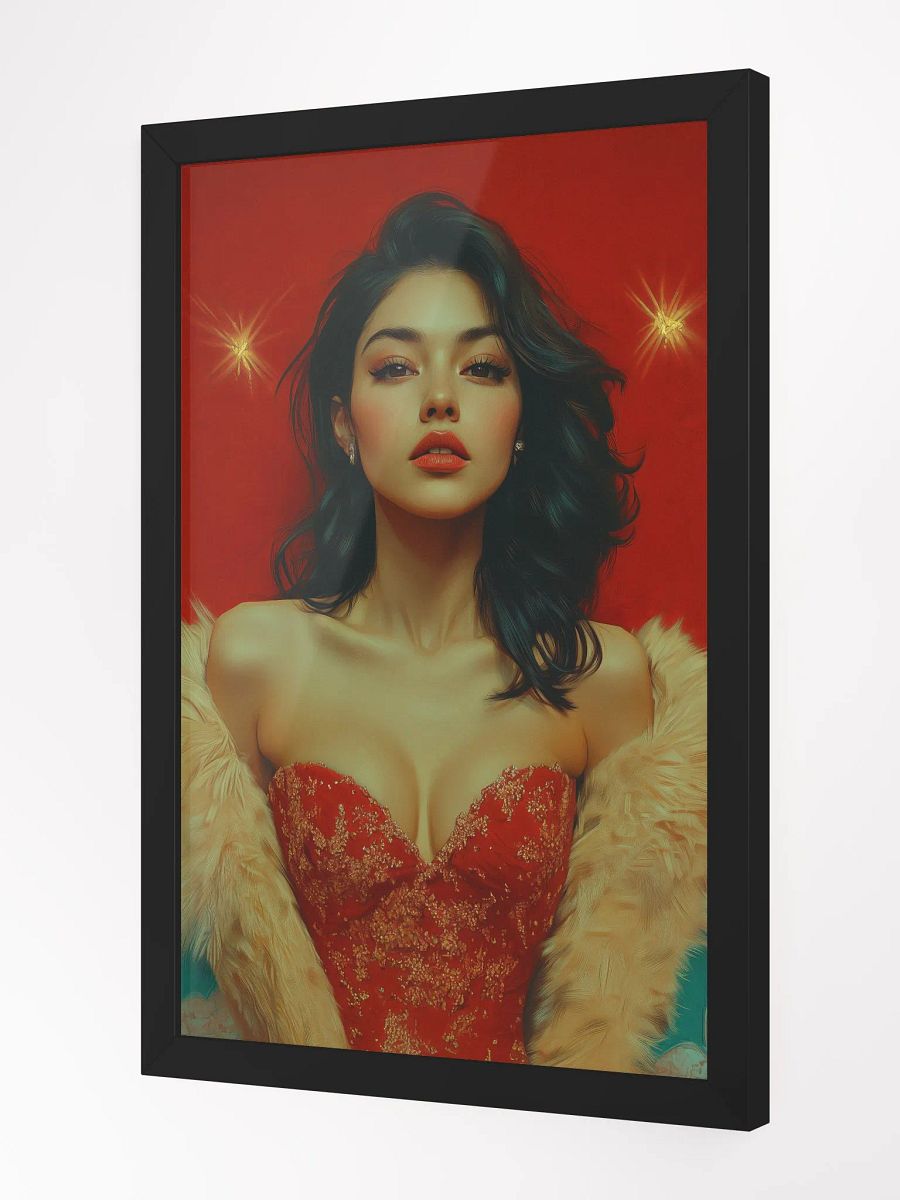 Golden Hour Glamour Poster - Framed product image (4)