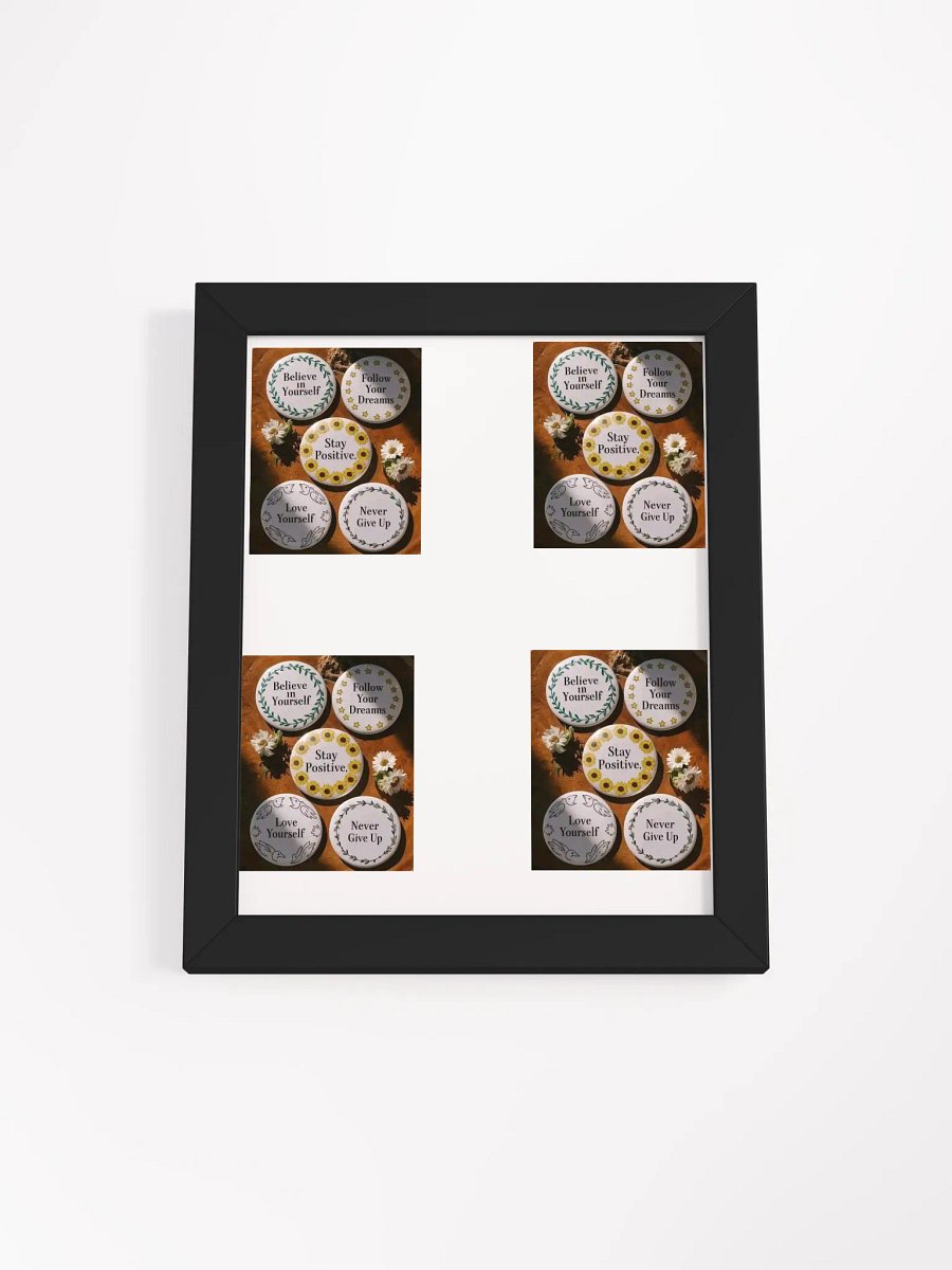 Motivational Coaster Set with Floral Arrangement product image (3)
