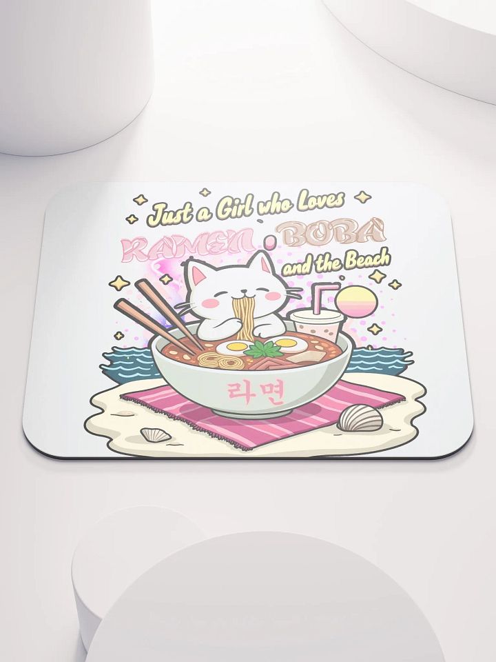 Ramen Cat Mouse Pad product image (1)