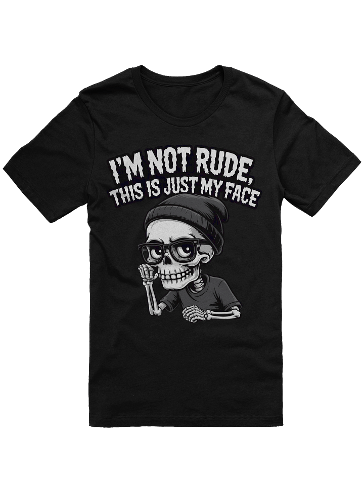 I'm Not Rude Skeleton Graphic Tee product image (3)