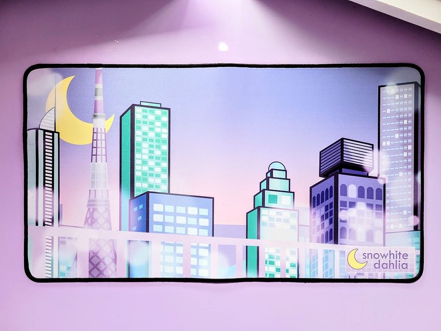 Dahlia Cityscape Desk Mat product image (3)