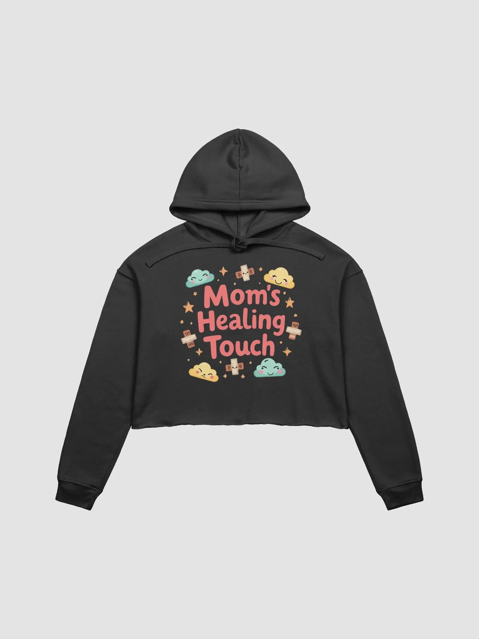 Mom's Healing Touch Crop Hoodie product image (6)