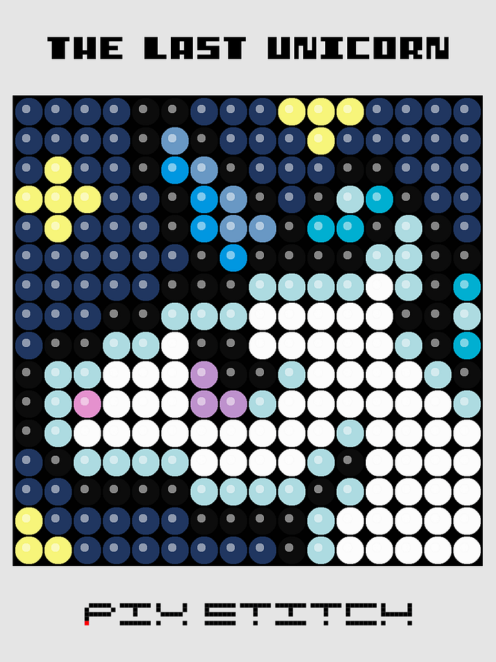 The Last Unicorn Pixel Art product image (1)