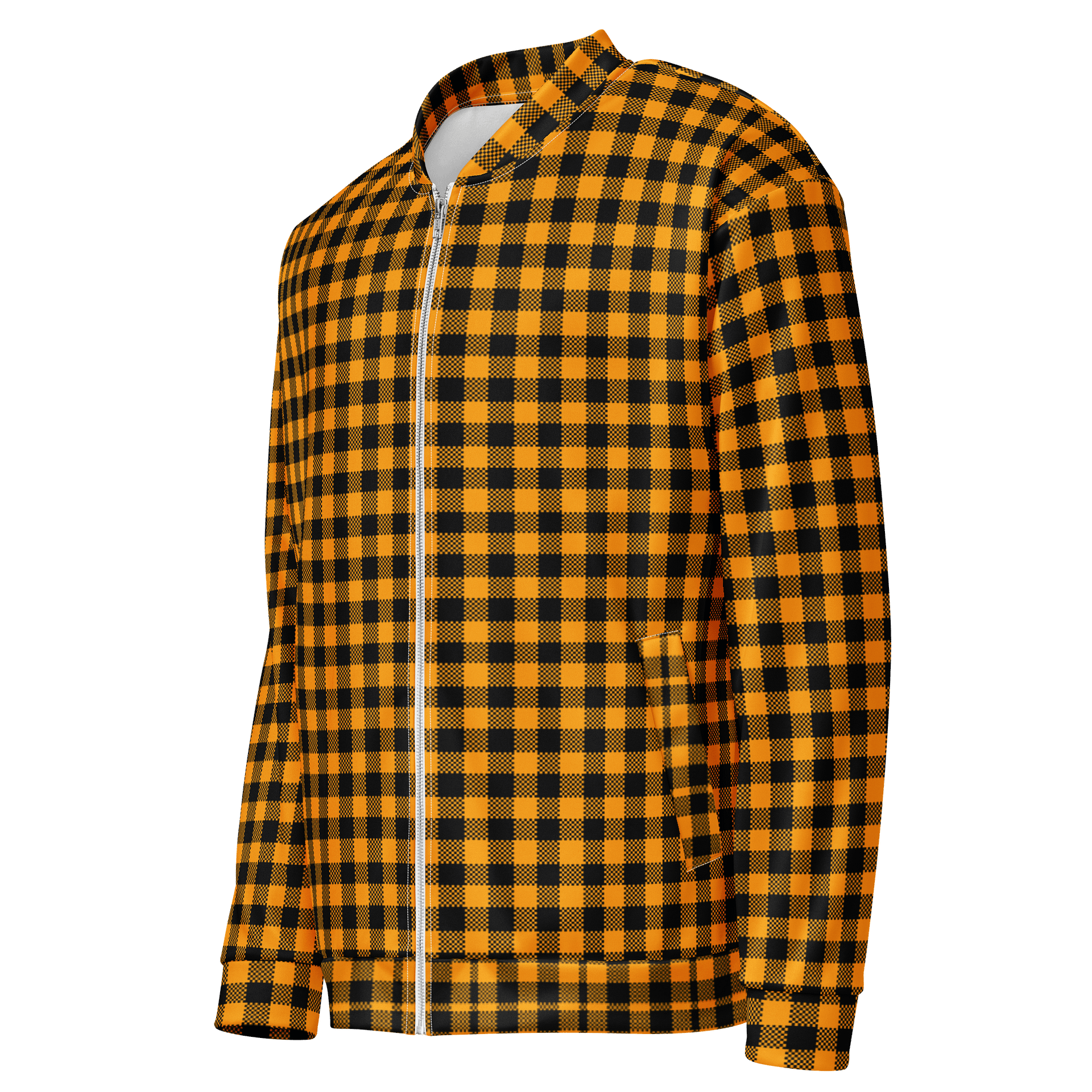 Customizable Checkered Bomber Jacket product image (3)