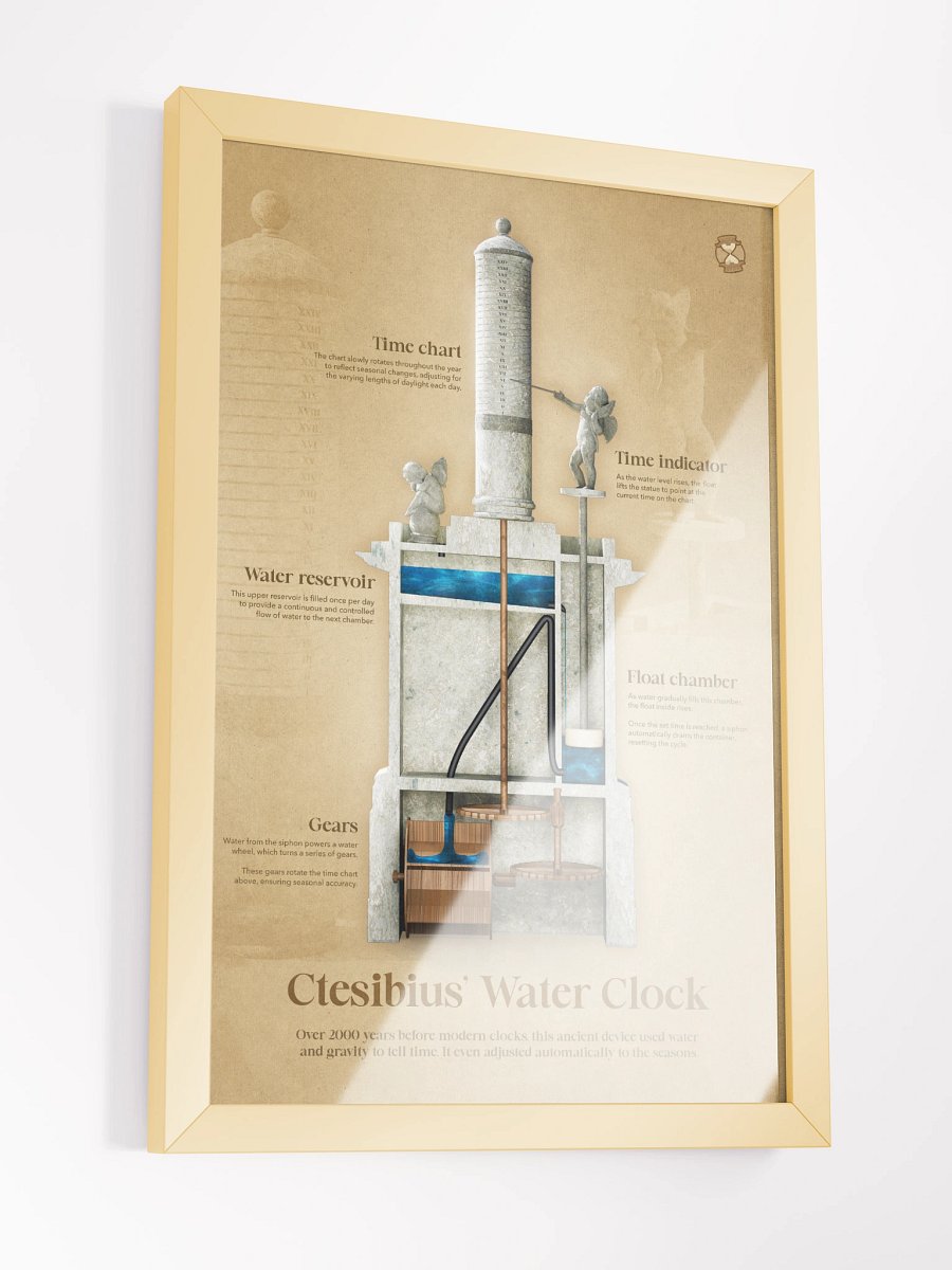 The Ancient Water Clock Framed Poster product image (4)
