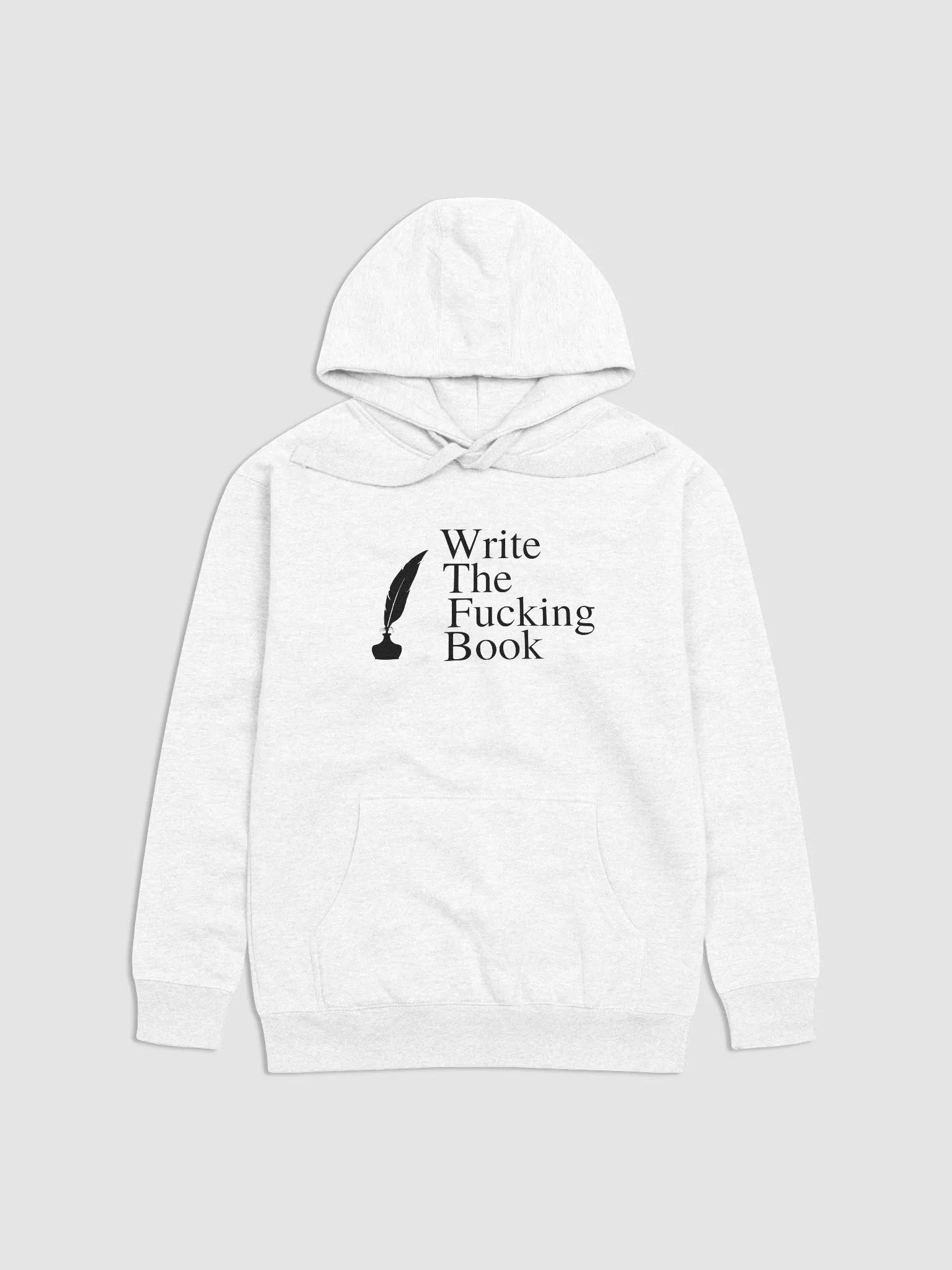 Write the Fucking Book Unisex Pullover Hoodie product image (1)