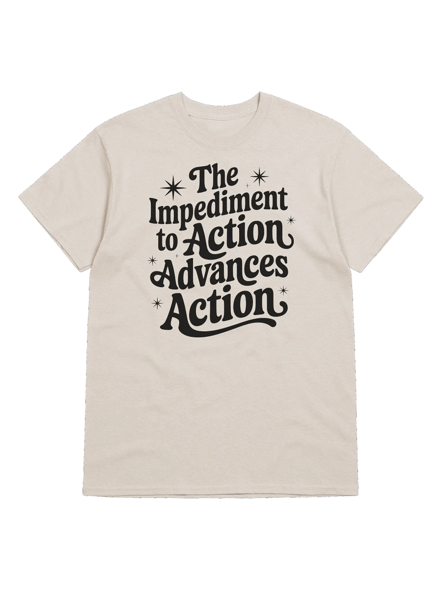 The Impediment to Action Advances Action - Stoic Wisdom TSHIRT product image (14)