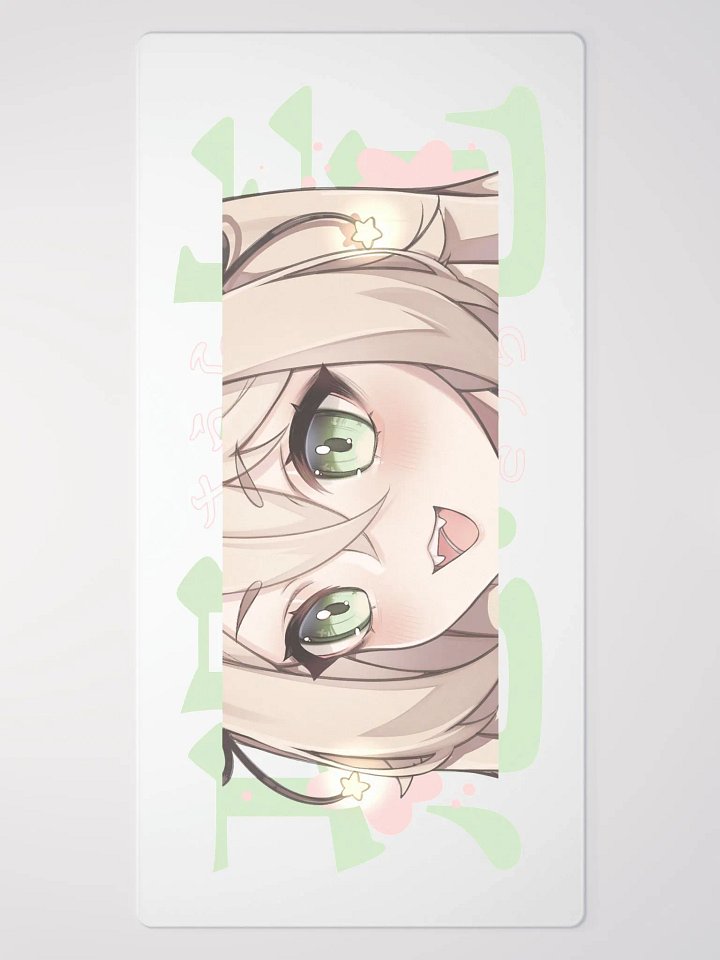 恐竜 Large Gaming Mouse Pad White product image (2)