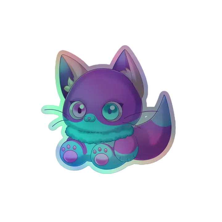 Arya da Fox Holographic Sticker product image (2)