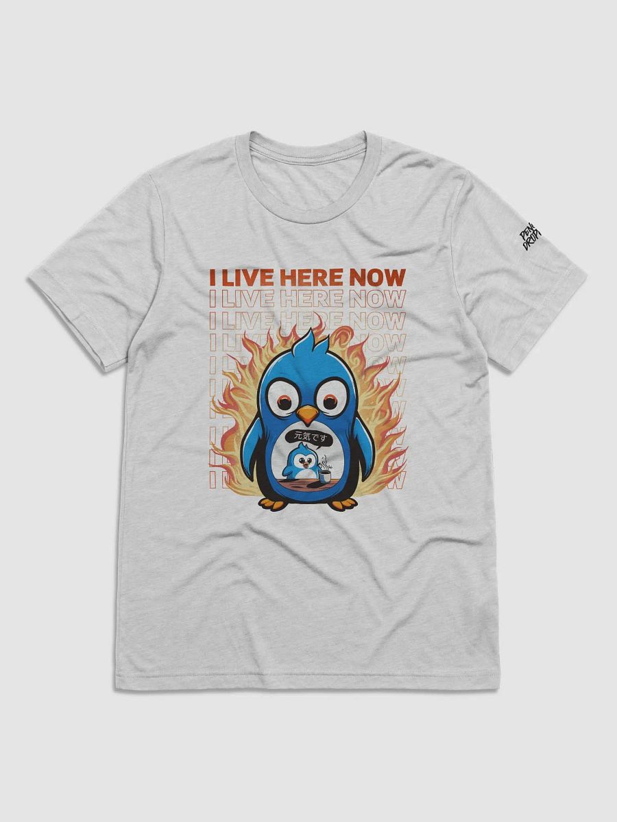 I live here now - genki desu triblend t-shirt product image (1)
