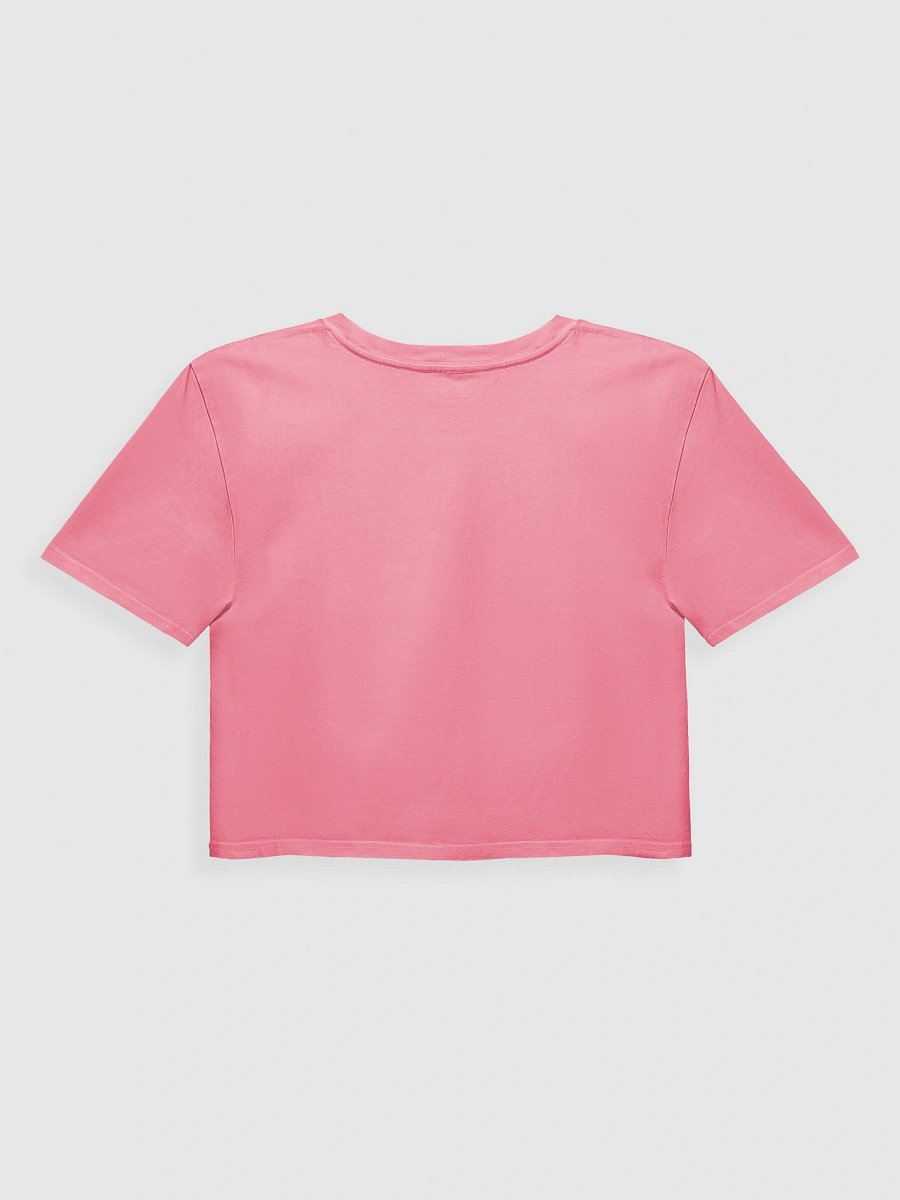 You Did it Girl Cherries Cropped Tee - Blue/Pink product image (2)