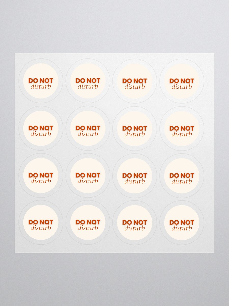 Do Not Disturb Stickers product image (1)