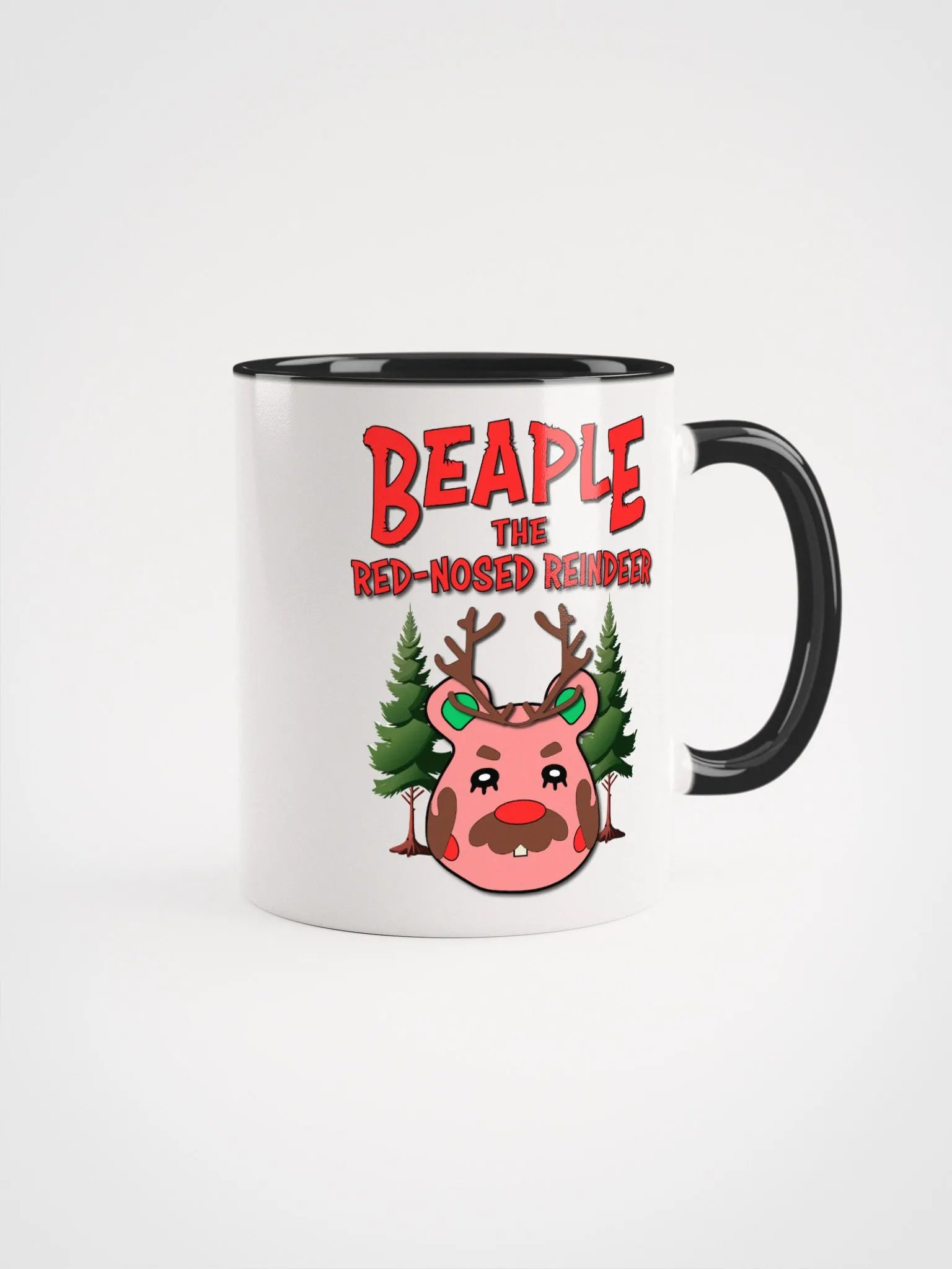 Beaple The Red-Nosed Reindeer Mug product image (1)