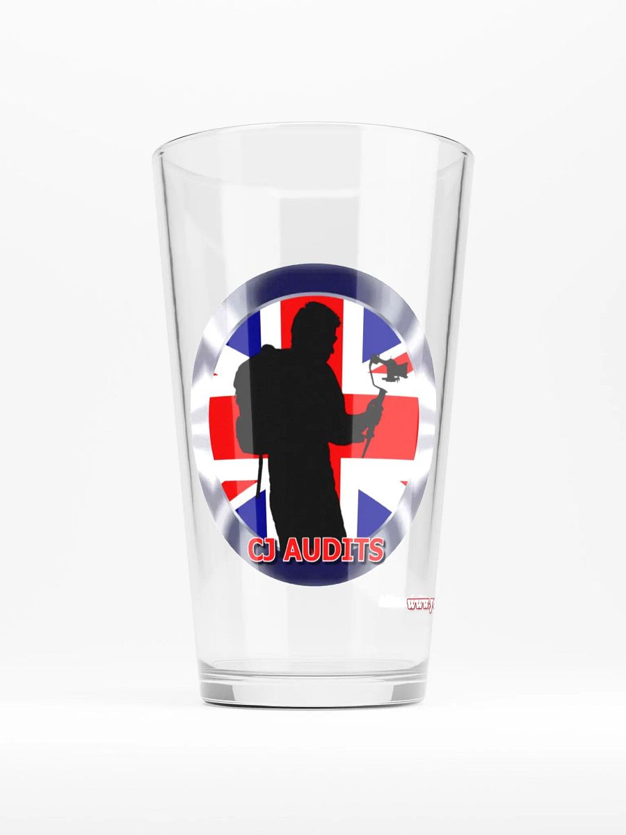 CJ Audits stylish pint glass product image (1)