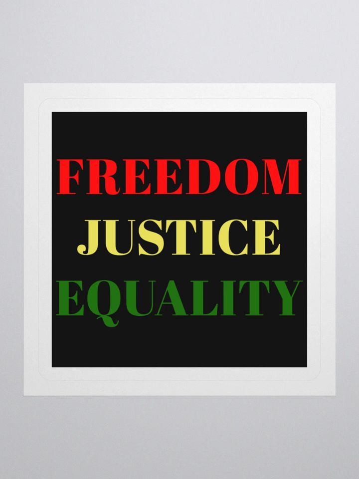 Freedom, Justice, Equality Sticker Set product image (2)