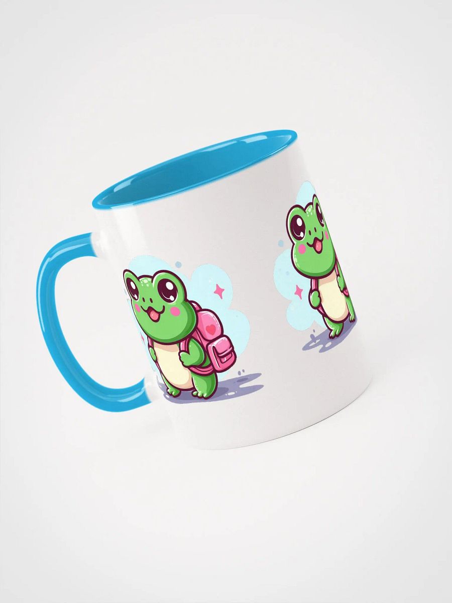 Cheerful Trekker Frog Mug product image (13)