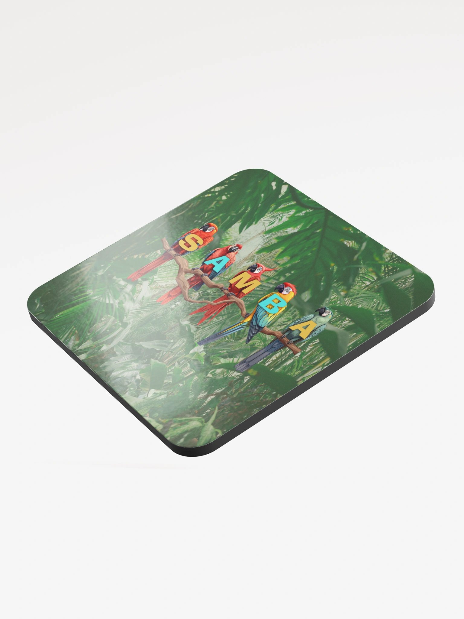 Samba Parrots • Beverage Coaster product image (3)