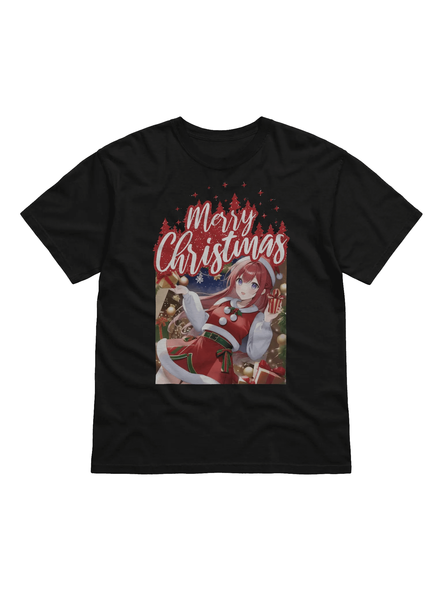 Festive Anime Christmas T-Shirt product image (3)