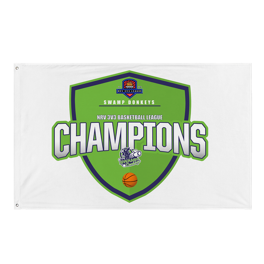 Pulaski Swamp Donkey Champions Flag product image (1)