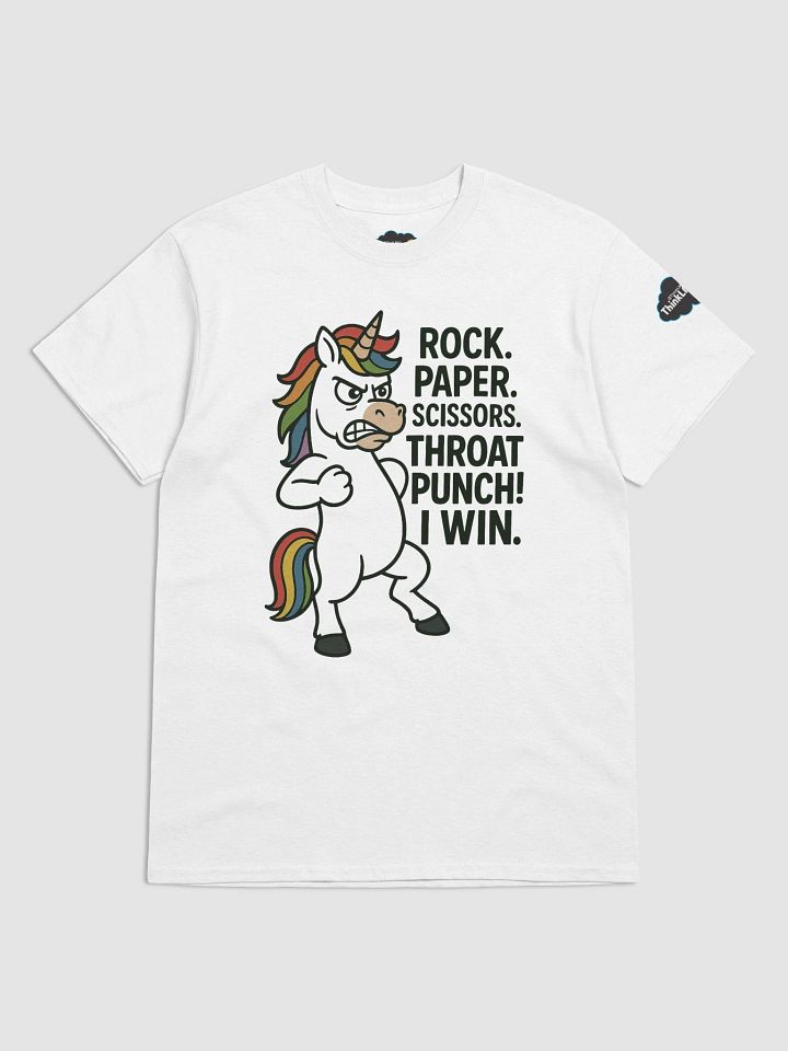 Rock. Paper. Scissors. THROAT PUNCH! Tee product image (17)