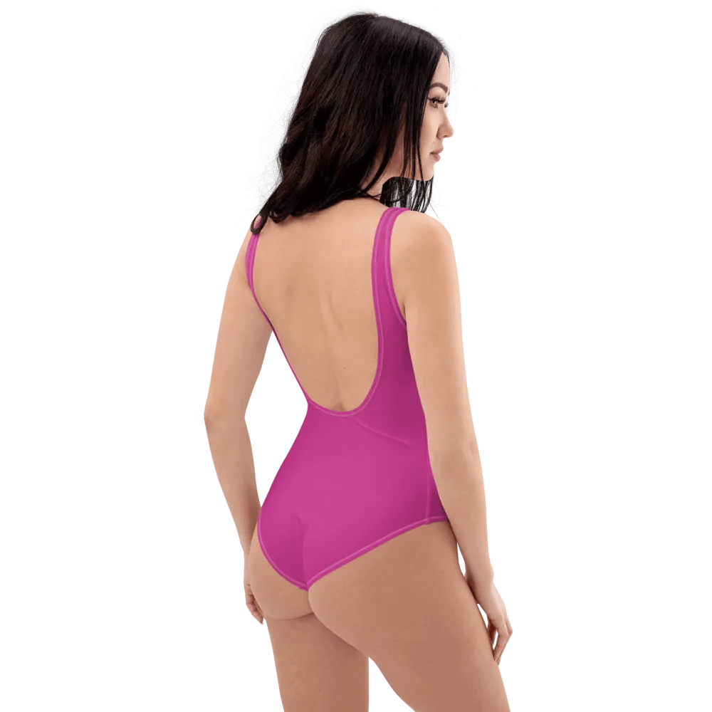 Bubbly and a B*tch (duotone pink) one piece swimsuit product image (7)