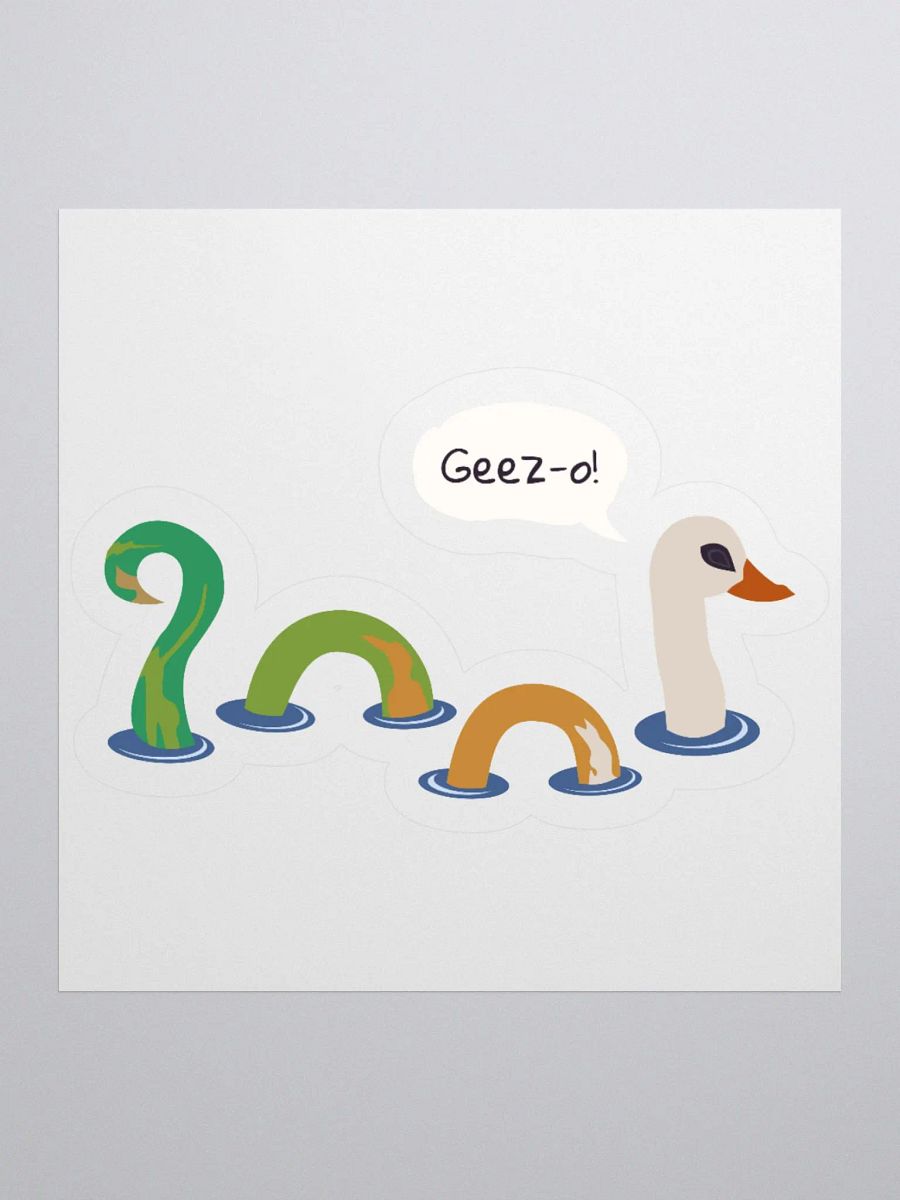 Lost Records: Bloom & Rage Loch Ness Swannster Sticker product image (1)