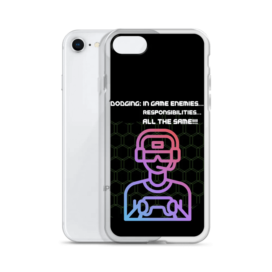 Gamer's Responsibility Dodger iPhone Case product image (328)
