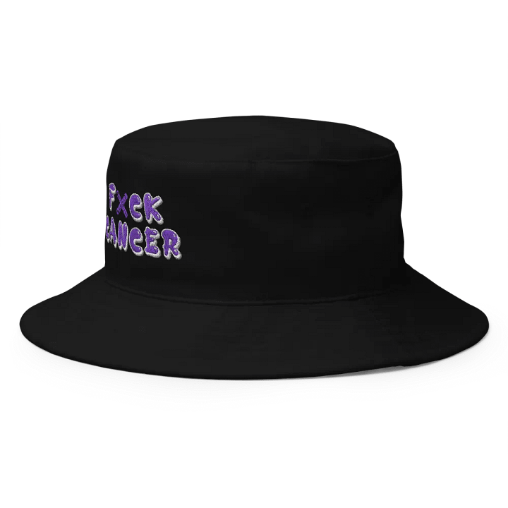 FXCK Cancer Bowl Hat Stitched product image (4)