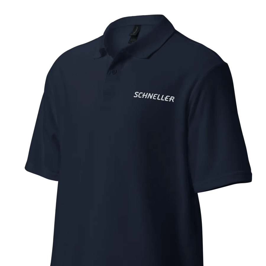 Unisex Pique Polo - white logo product image (2)
