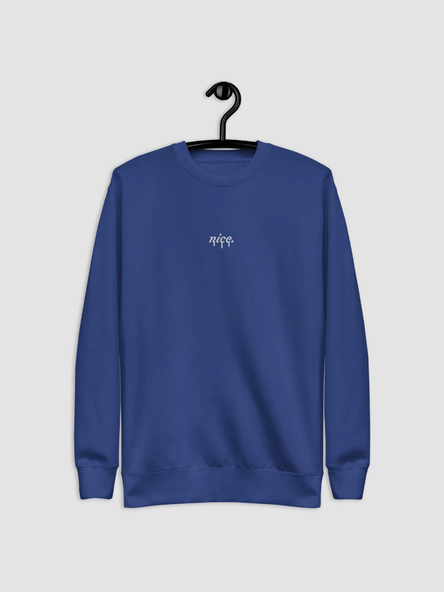 Premium 'Nice.' Drip Sweatshirt (Blue) product image (7)