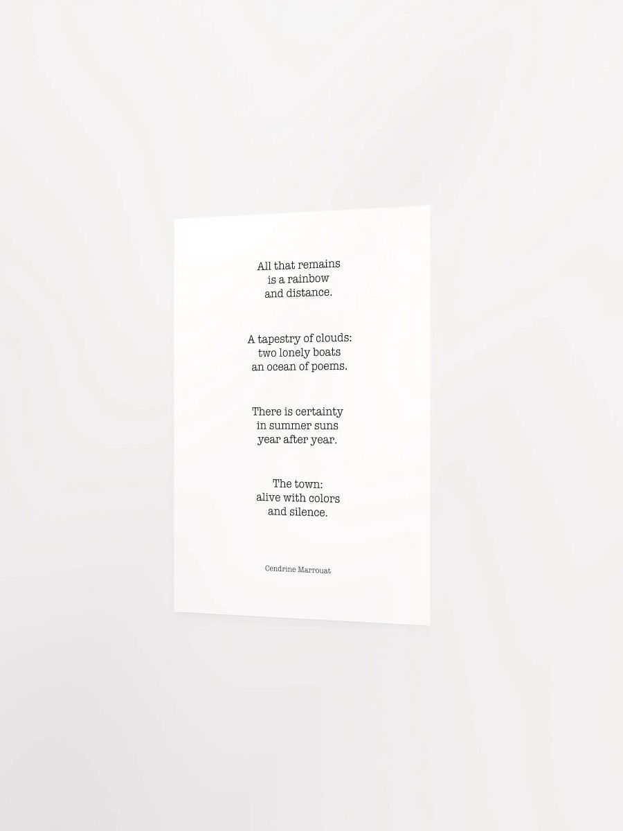 Four Haiku (Matte Poster) product image (2)