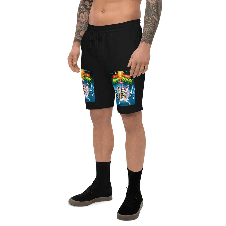 Mighty Morphin Power Rangers Action Fleece Shorts product image (6)