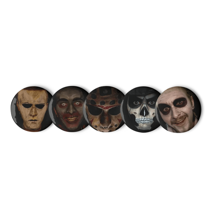 Obo Horror Cosplay Pin Button 5-Pack product image (3)
